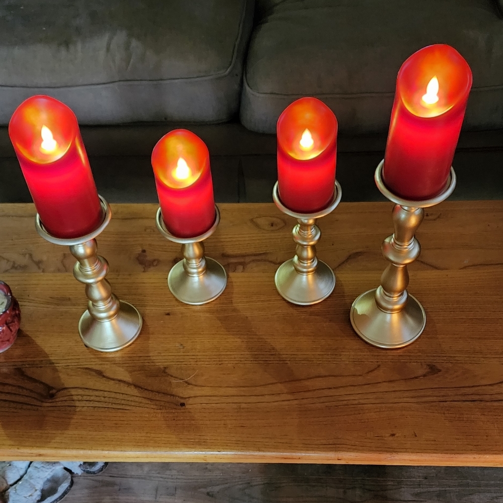 NEW CANDLES  WITH STANDS